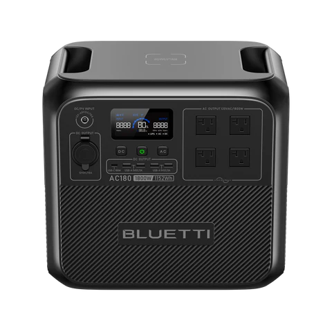 BLUETTI AC180 Solar Portable Power Station | 1,800W 1,152Wh (FREE SHIPPING)