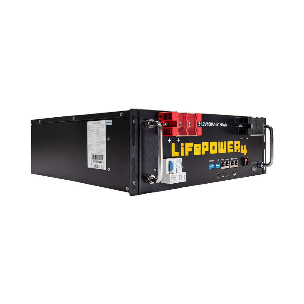 EG4 LifePower4 V2 Lithium Battery side