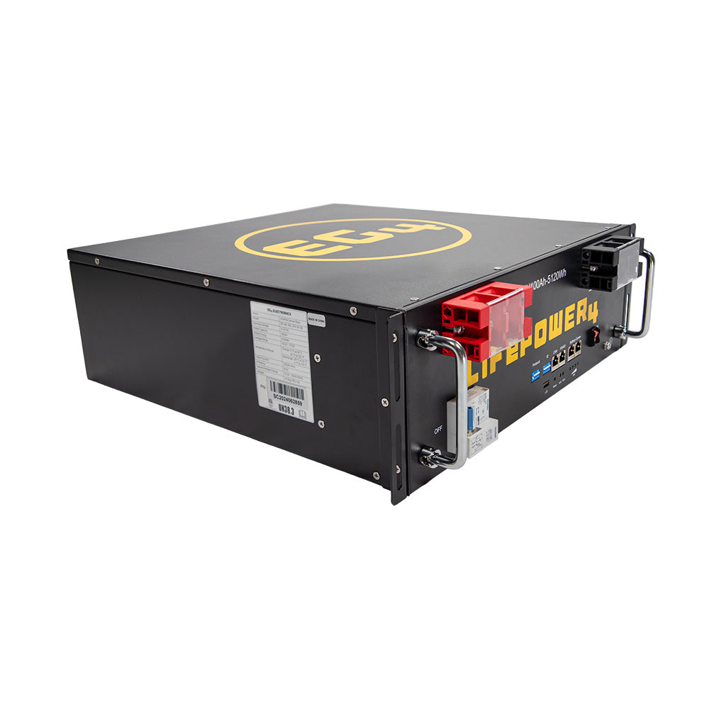 EG4 LifePower4 V2 Lithium Battery sidel
