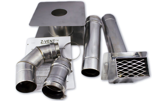 Eccotemp 3” Horizontal SS Vent Set Kit