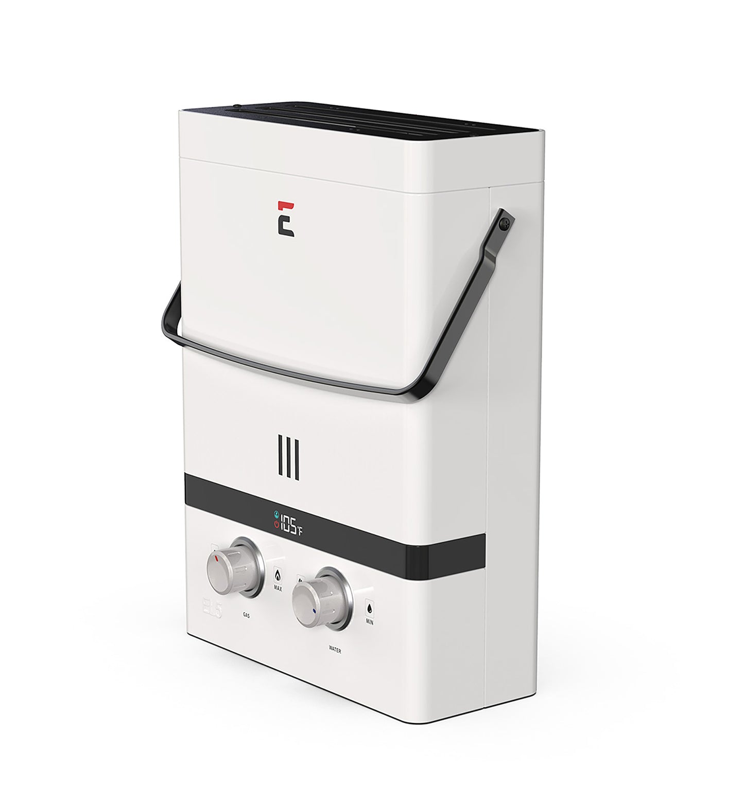Eccotemp Luxe EL5 Portable Tankless Water Heater ANGLE