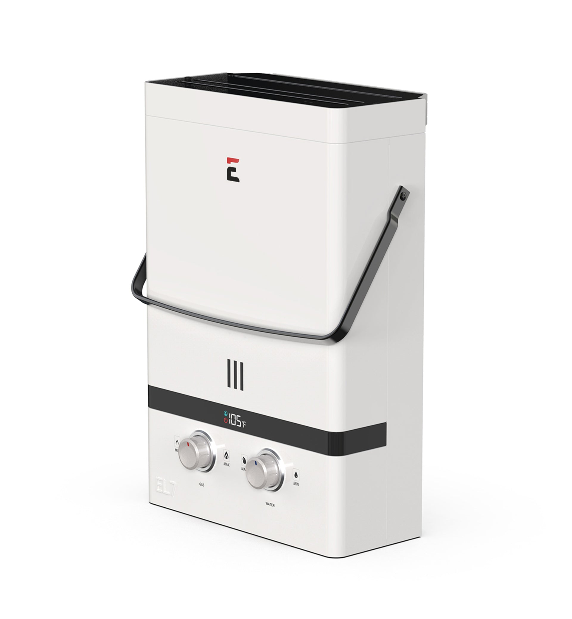 Eccotemp Luxe EL7 Outdoor Portable Tankless Water Heater  ANGLE