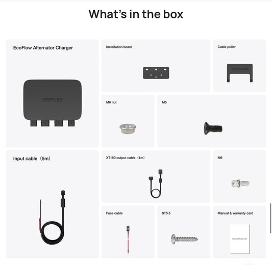 EcoFlow 800W Alternator ChargerBox