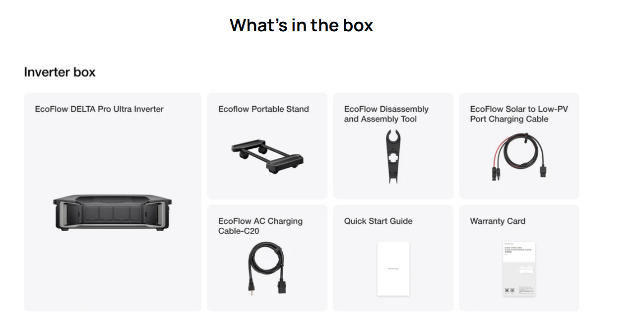 Ecoflow Delta PRO Ultra Inverter