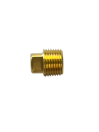 Male Pipe Thread Brass Plugs Square Head