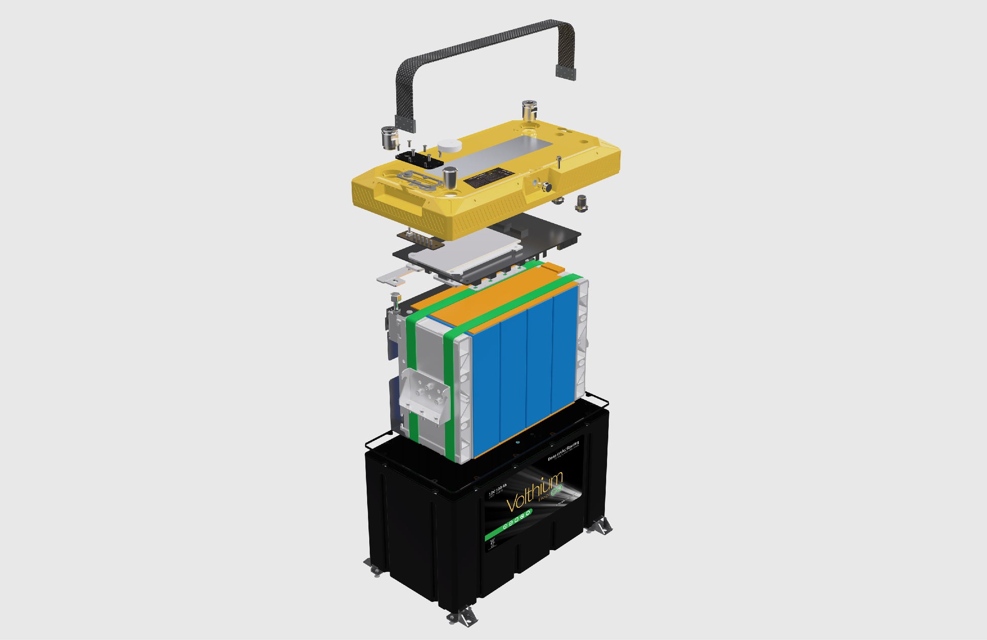 Volthium 12V 100AH Battery – Pro series Inside