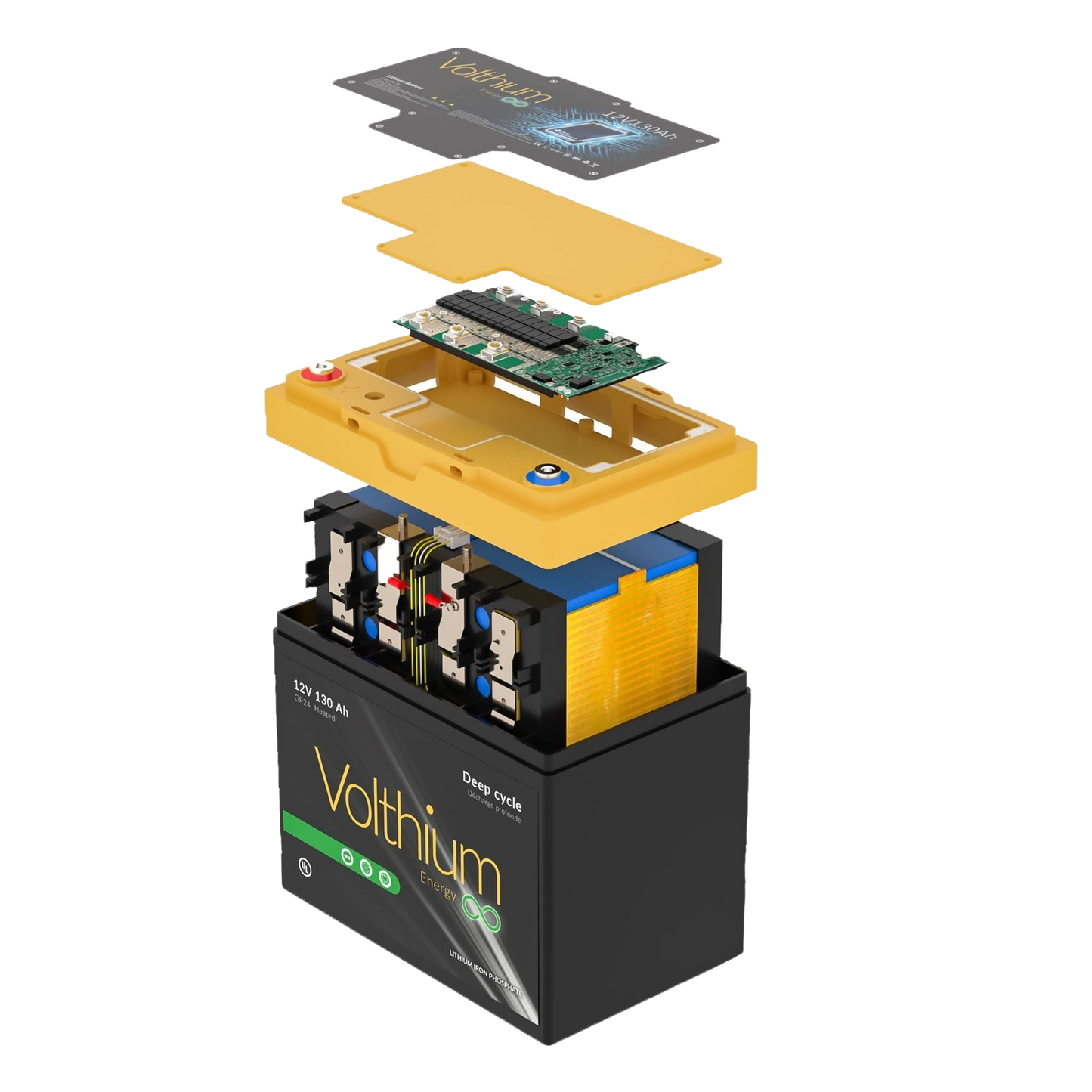 Volthium 12V 130AH Battery SELF-HEATING inside