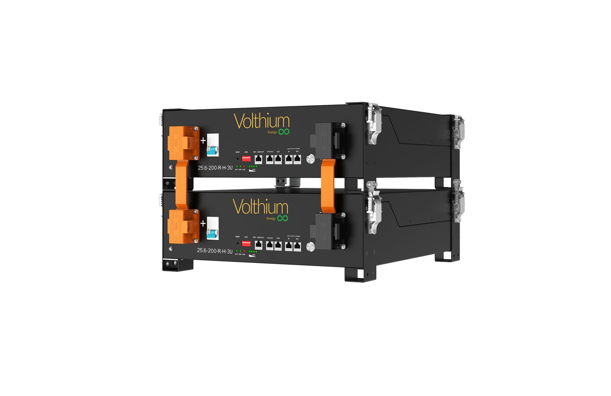 Volthium 25.6V 200Ah Heated Rackmount stacked