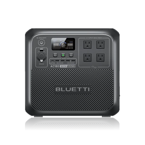 BLUETTI AC180 Solar Portable Power Station | 1,800W 1,152Wh (FREE SHIPPING)