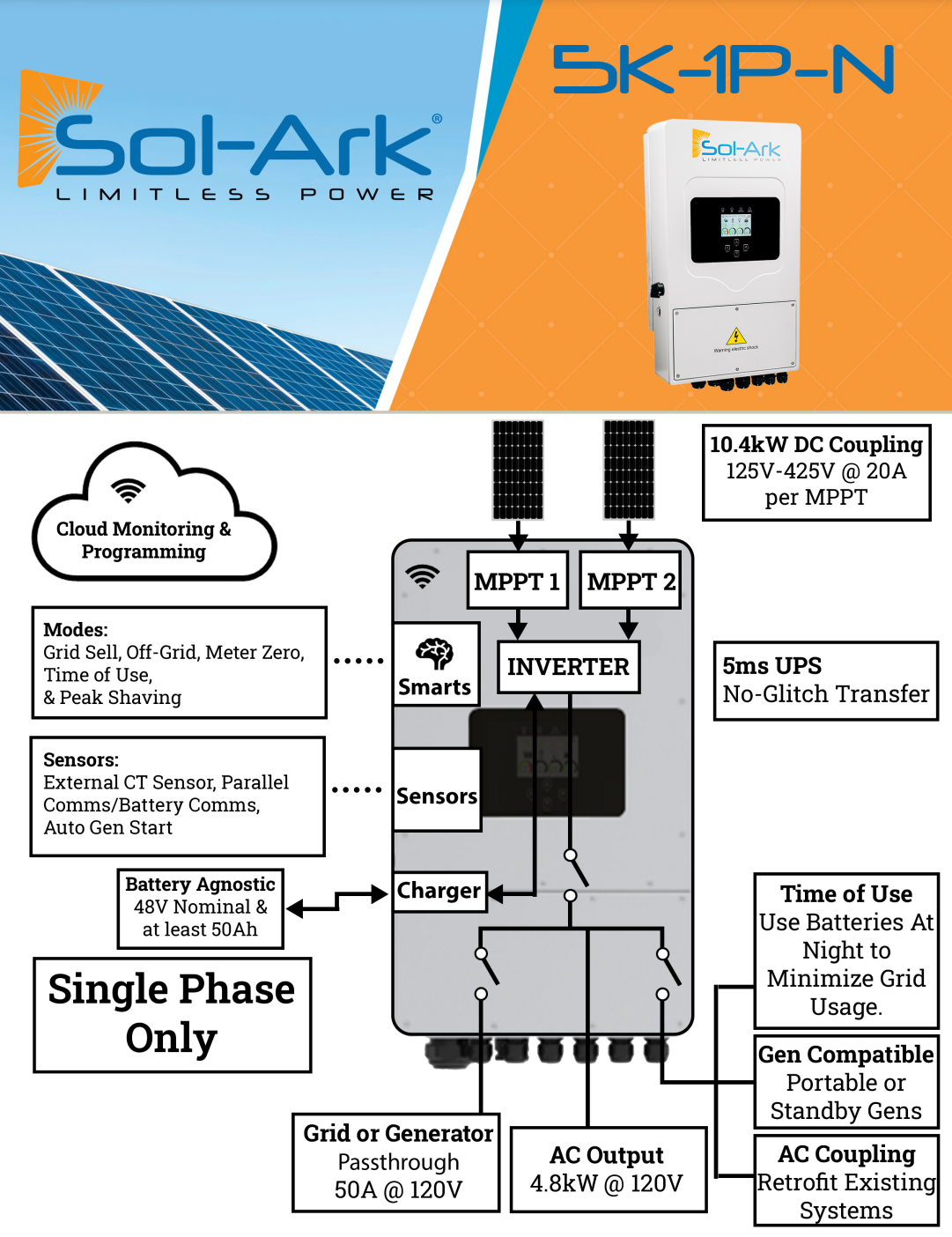 Sol-Ark 5K brochure