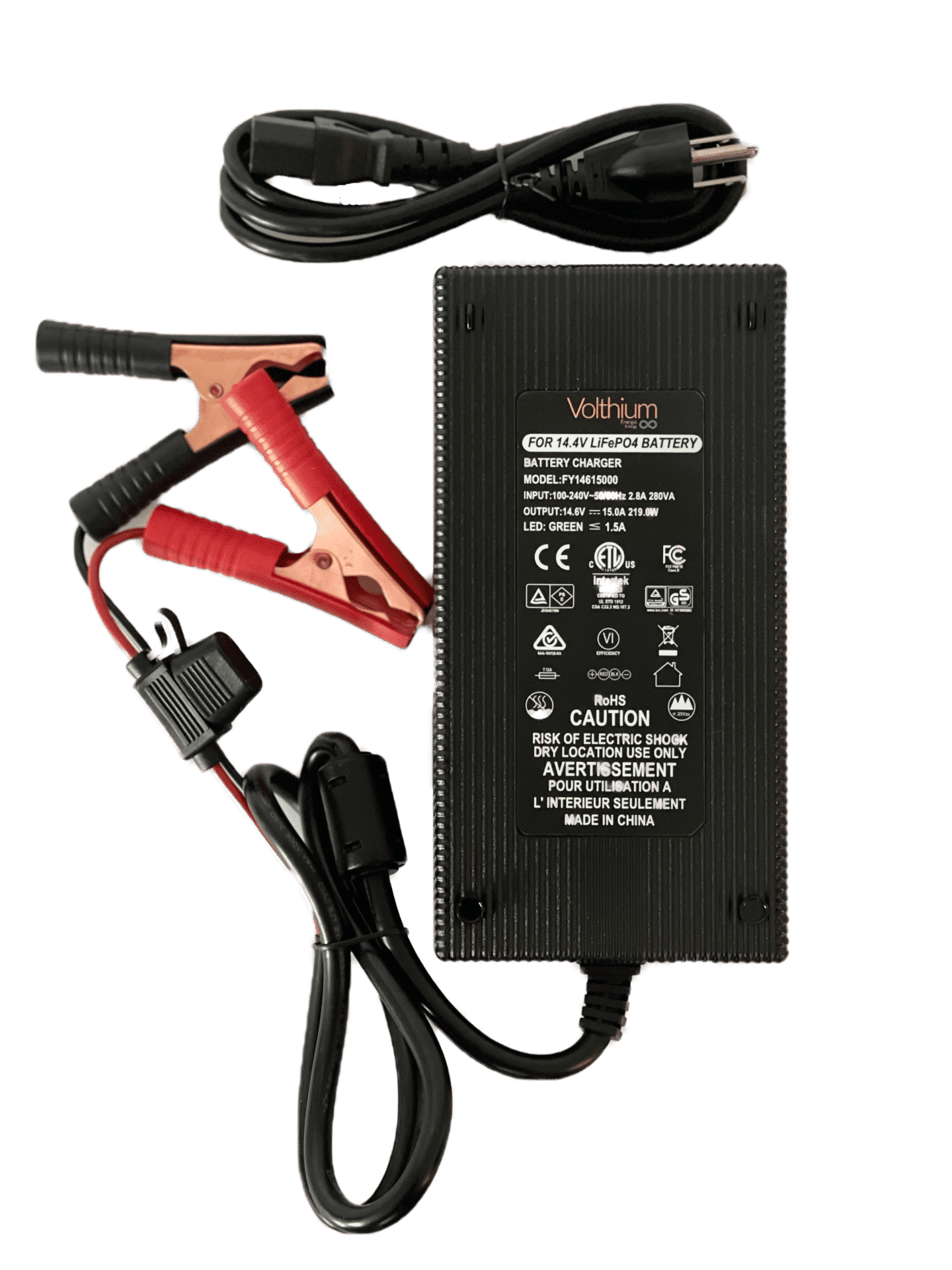Volthium Single Battery Lithium Charger 10A top