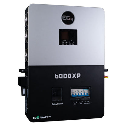 EG4 48V Indoor 280Ah WallMount Battery & EG4 6000XP Off-Grid Inverter Bundle 8000W PV Input | 6000W Output | All-In-One Solar Inverter