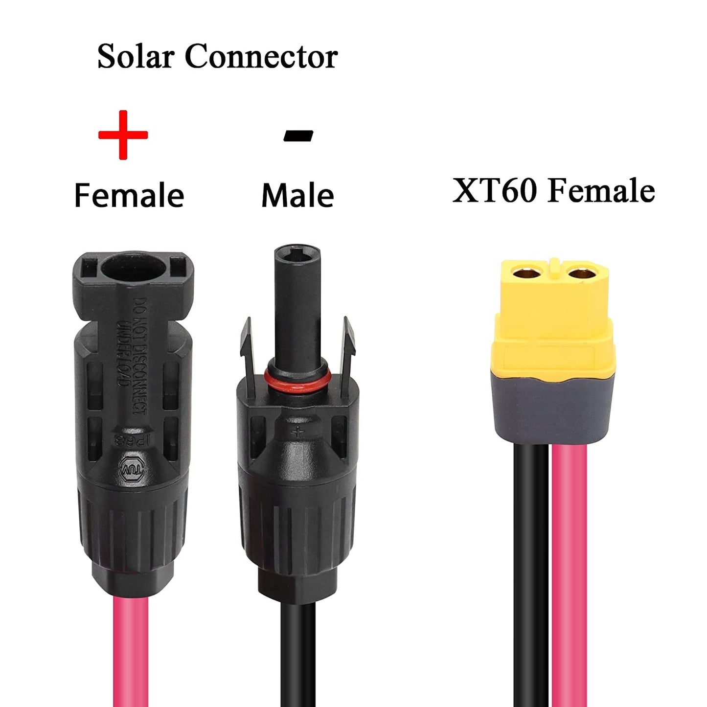 XT60 to MC4 connector