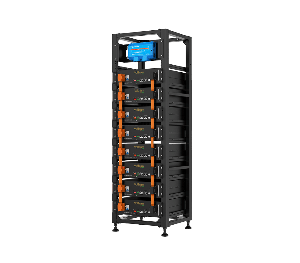 Ohmium Racks Volthium STACK RACK for 8 x 3U Rackmount Batteries – Sudbury Solar ...