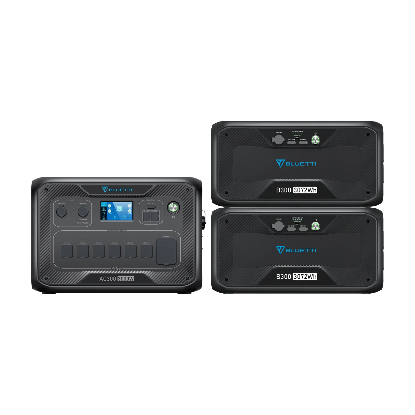 BLUETTI AC300 + 2*B300 Home Battery Backup (Free Shipping)
