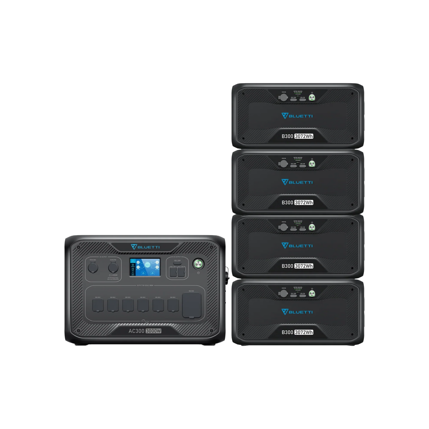 BLUETTI AC300 + 4*B300 Home Battery Backup (Free Shipping)