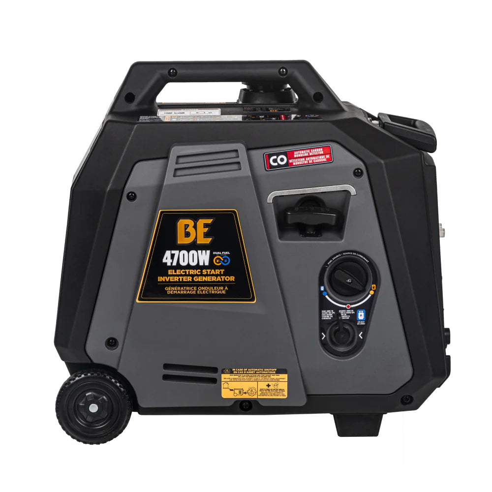 BE Power 4,700W Dual-Fuel Digital Inverter Generator