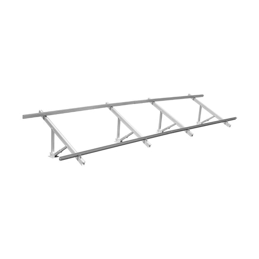 EG4 BrightMount Adjustable V2 | Solar Ground Mount System | Supports 3-4 Panels