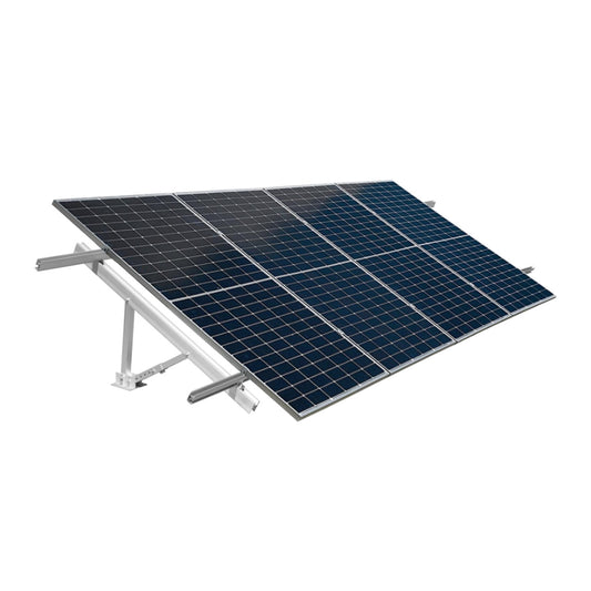 EG4 BrightMount Adjustable V2 | Solar Ground Mount System | Supports 3-4 Panels