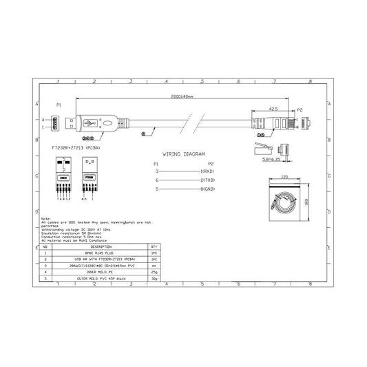 EG4 Firmware Cable SPEC