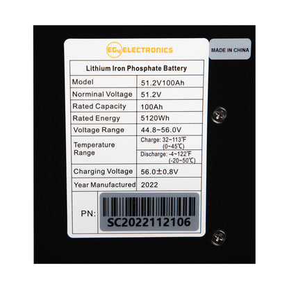EG4 LL-S 48V 100Ah Lithium Battery info