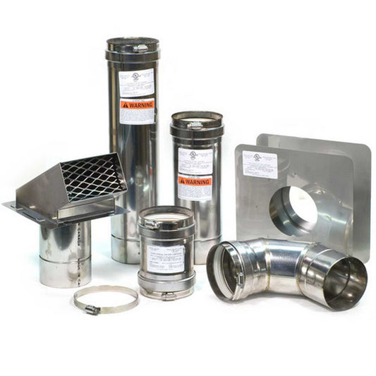 Eccotemp 4" Horizontal SS Vent Set