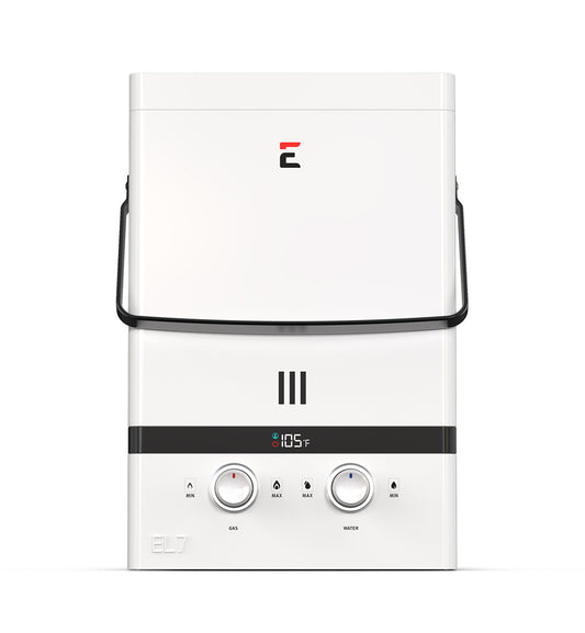 Eccotemp Luxe EL7 Outdoor Portable Tankless Water Heater  FRONT