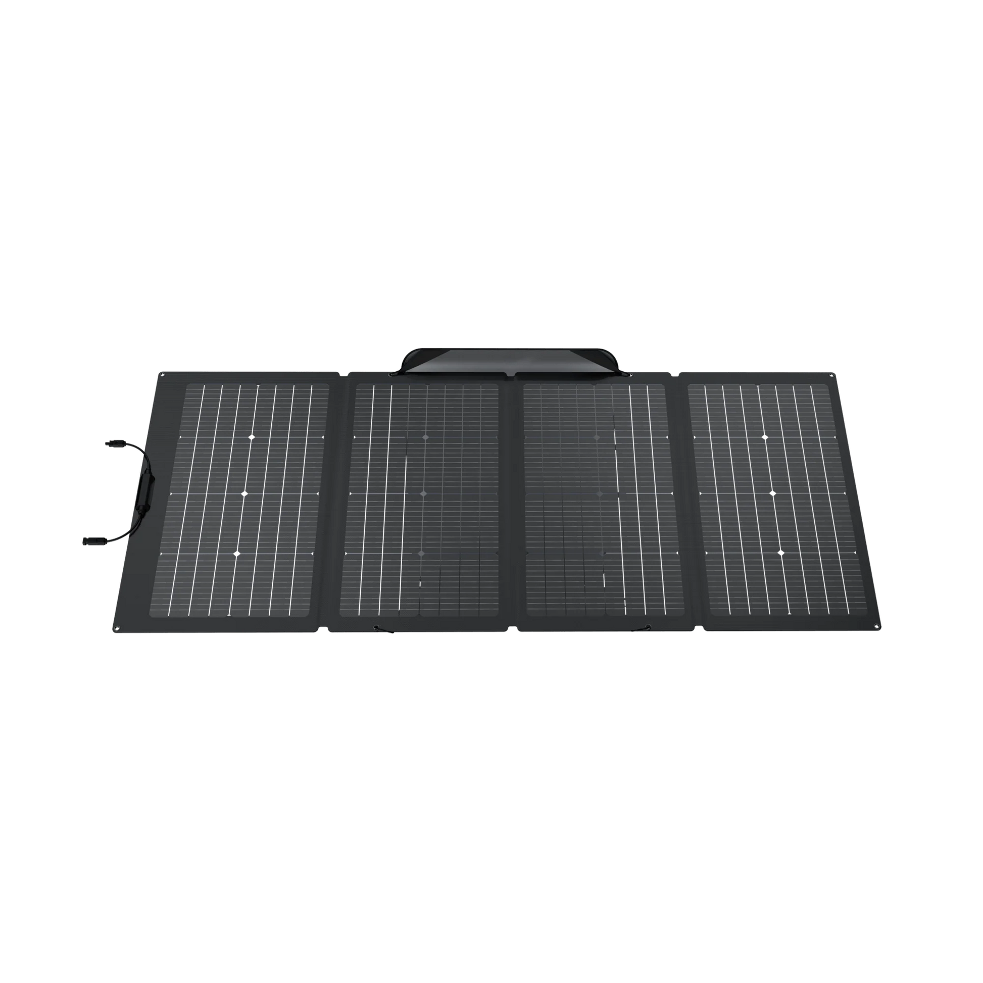 EcoFlow 220W Bifacial Portable Solar Panel angle
