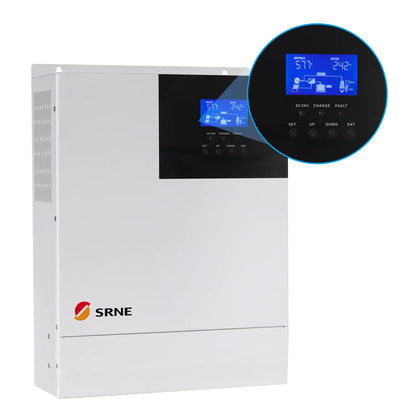 SRNE All-In-One off-Grid Hybrid Solar Inverter 24V 3000W (FREE SHIPPING Ontario & Quebec)