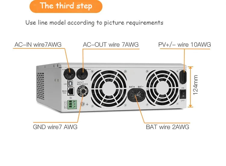 SRNE All-In-One off-Grid Hybrid Solar Inverter 24V 3000W (FREE SHIPPING Ontario & Quebec)