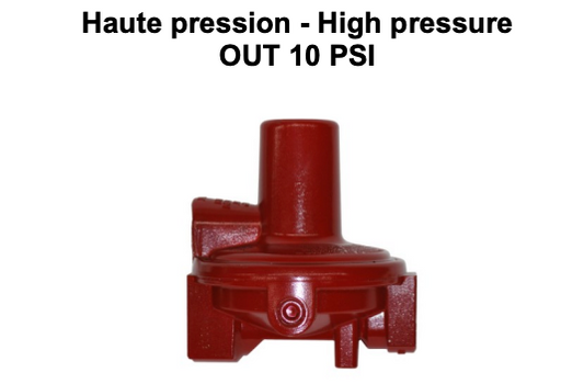 High-Pressure Regulator – 1 Stage, 10 PSI Output