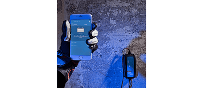 IP65 Charger in hand