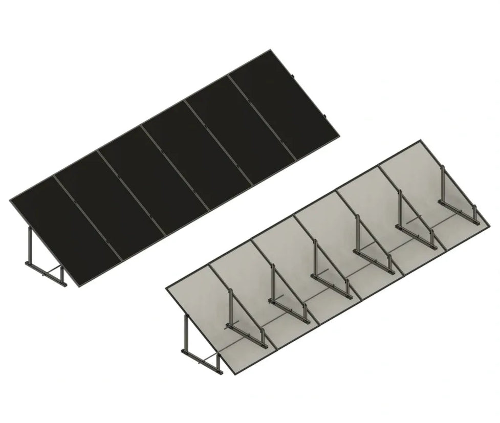 IntegraRack 45 Degree BallastRack™ Solar Module Racking System ...