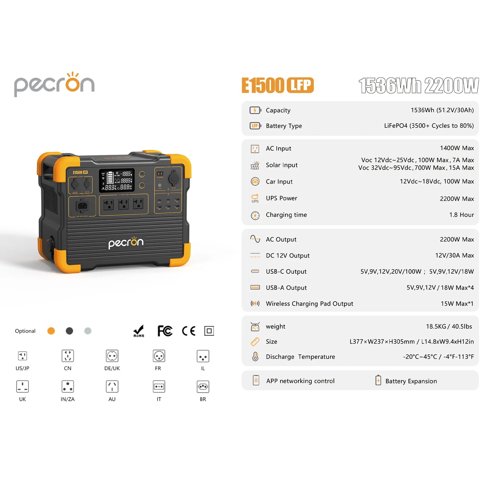 PECRON_E1500LFP_info