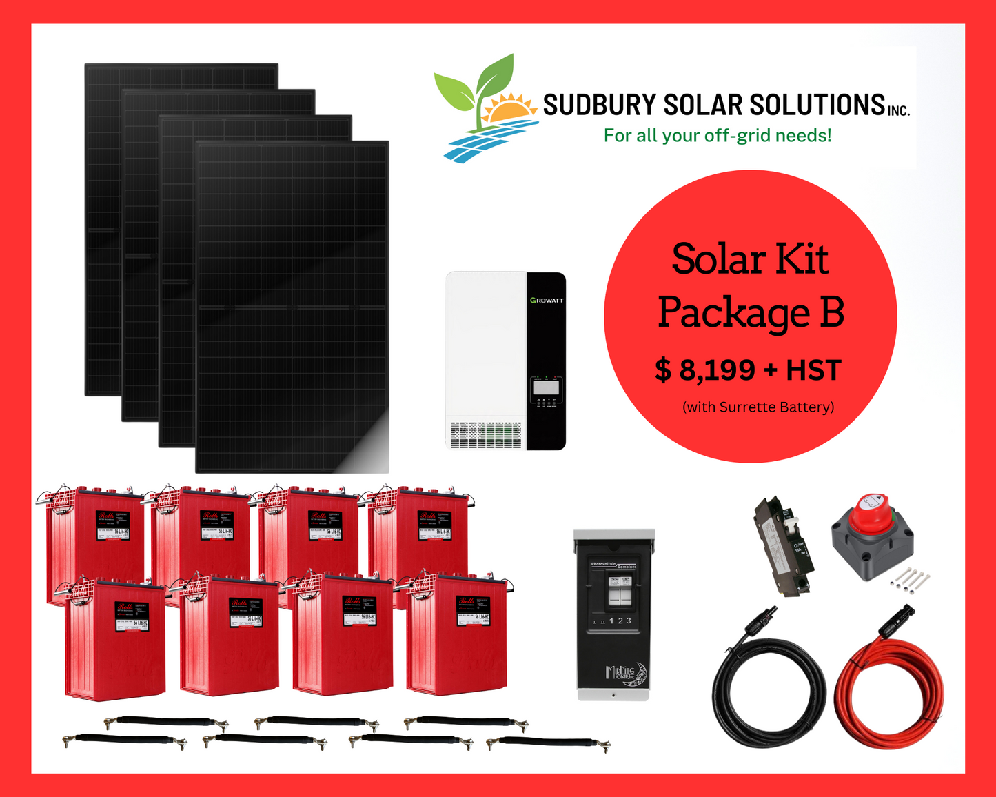 Solar Kit Package B (with Surrette)