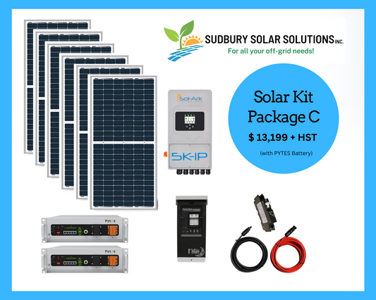 Solar Kit Package C (with PYTES Battery)