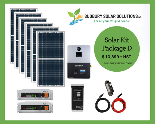 Solar Kit Package D (with PYTES Battery)