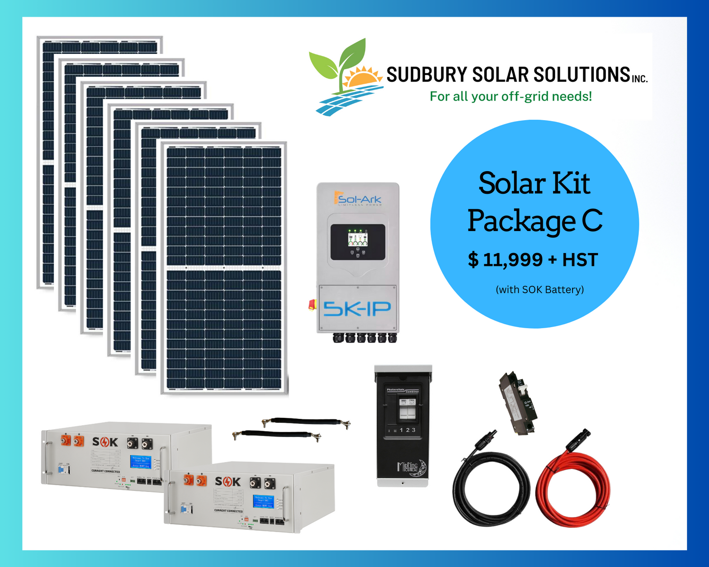 Solar Kit Package C (with SOK Battery)