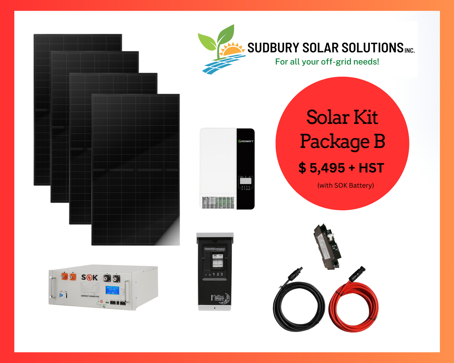 Solar Kit Package B (with SOK)