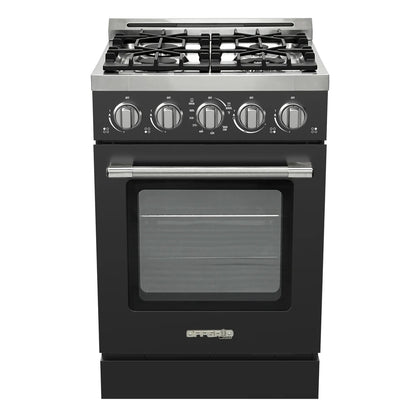 Unique 24" Off-Grid Propane Range (Battery Ignition)