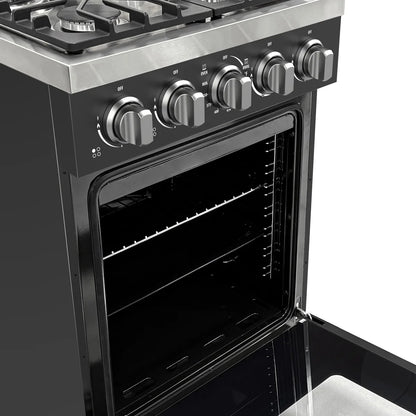 Unique 24" Off-Grid Propane Range (Battery Ignition)