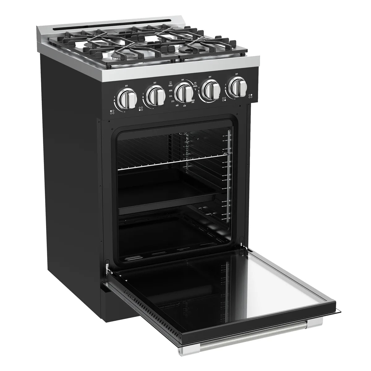 Unique 24" Off-Grid Propane Range (Battery Ignition)