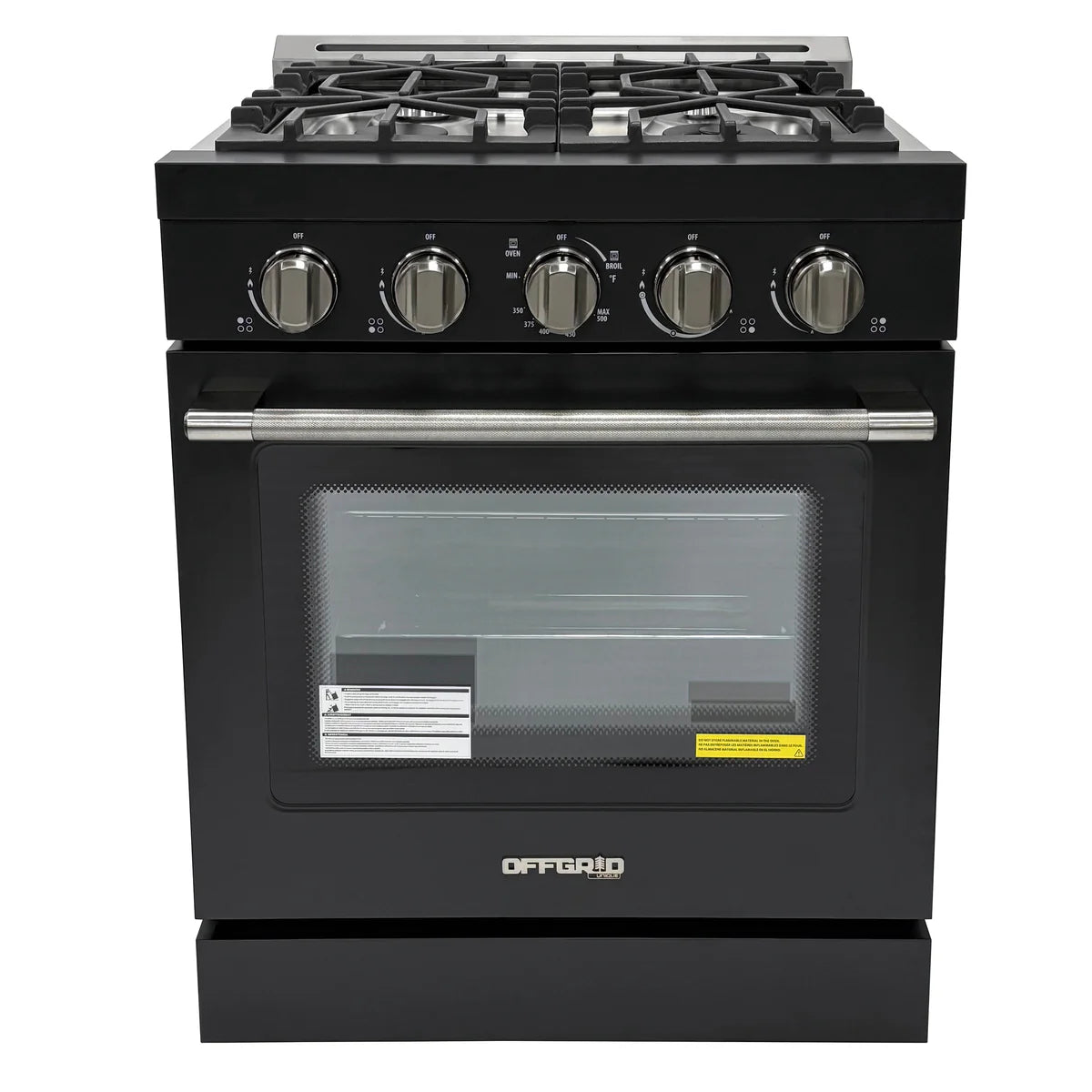 Unique 30" Off-Grid Propane Range (Battery Ignition)