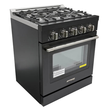 Unique 30" Off-Grid Propane Range (Battery Ignition)
