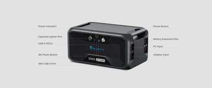 BLUETTI B300S Expansion Battery | 3,072Wh (Free Shipping)