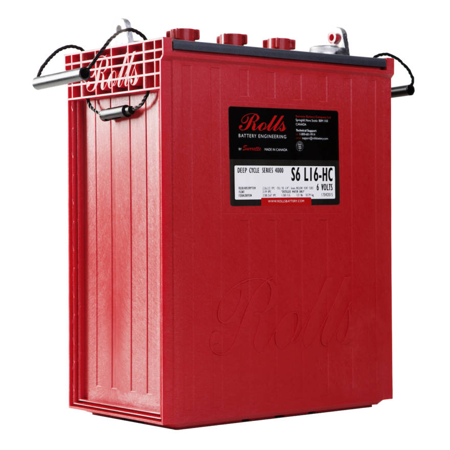 Rolls S6 L16-HC SURRETTE 6v Battery