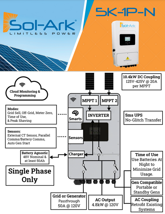 Sol-Ark 5K brochure