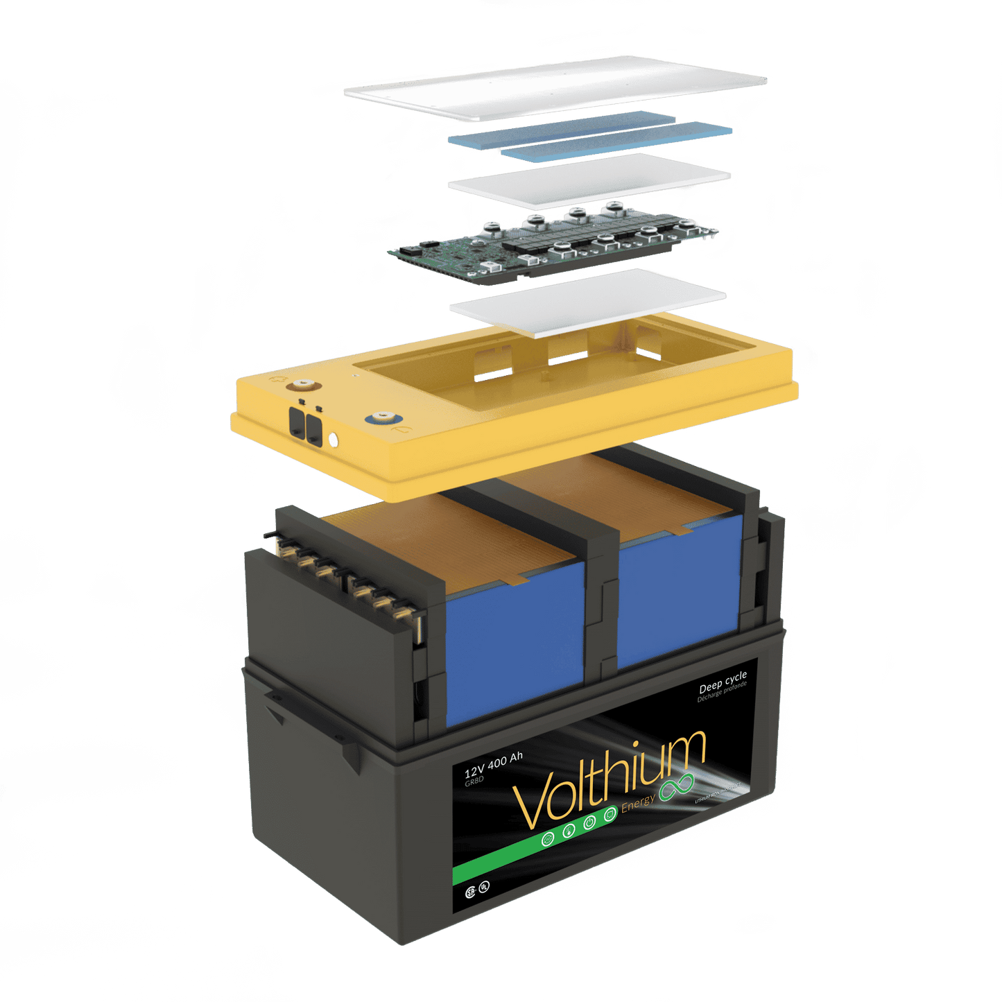 Volthium 12V 400AH Battery SELF-HEATING - DUAL TECHNOLOGY