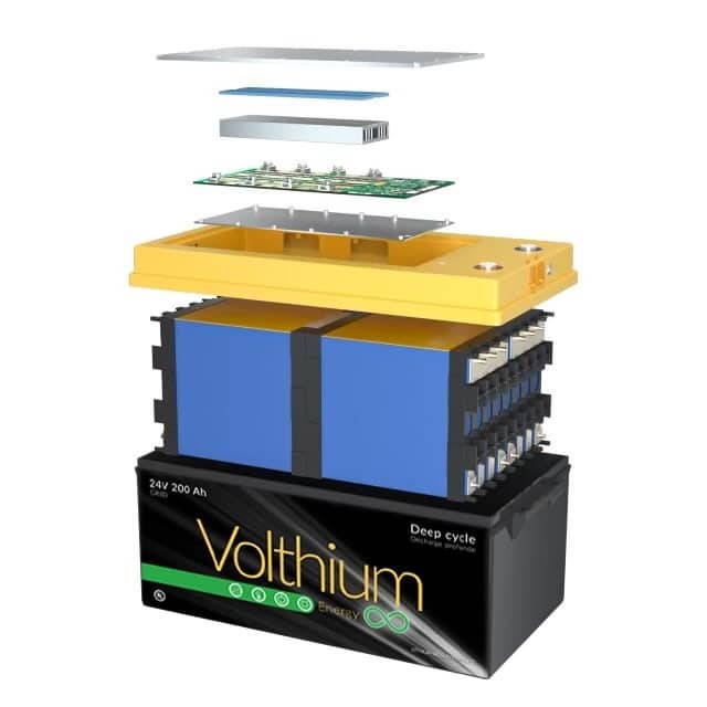 Volthium 24V 200AH Battery – SELF-HEATING 5.12KWH